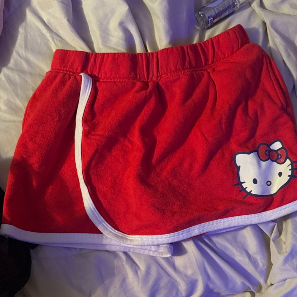 Hello Kitty Red Skort with White Trim and Character Patch